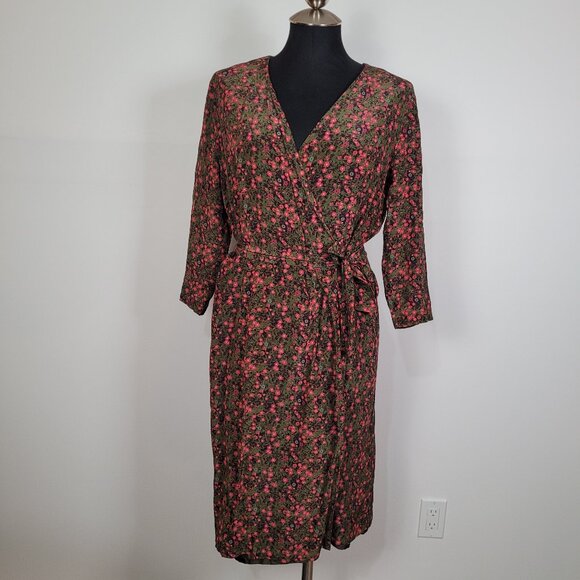 Liberty of London Dresses & Skirts - Liberty of London Floral Silk Wrap Dress